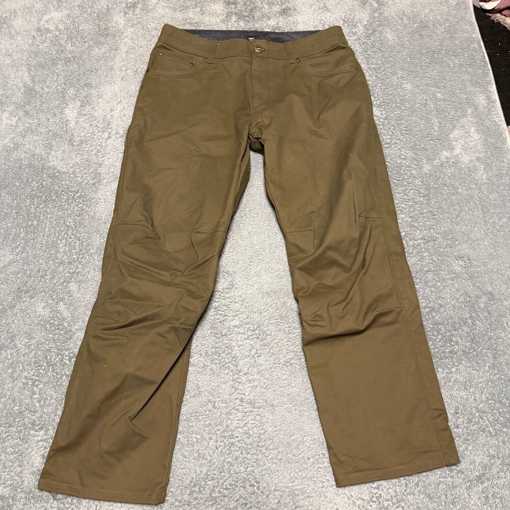 Kuhl RYDR Pants Mens 35 x32 Vintage Patina Dye Pants Brown Hiking Outdoor